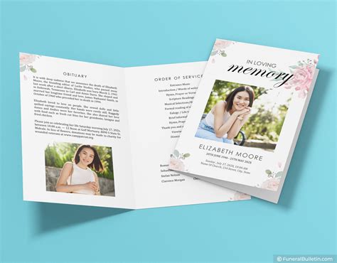 Download Funeral Program Template Designs For Word & PPT