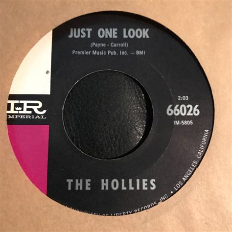 The Hollies - Just One Look (1964, Vinyl) | Discogs