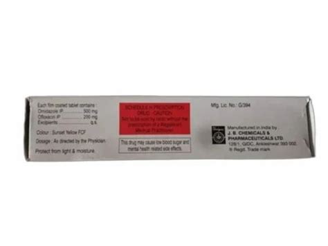 Nor Metrogyl Plus Tablet At Rs Strip Ofloxacin Ornidazole