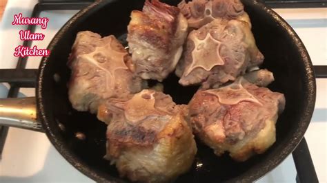 Ganito Pala Ang Masarap Na Luto Sa Buntot Ng Baka Oxtail Soup Recipe