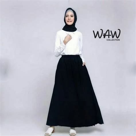 Jual ROK KERJA MODEL A LINE MAXI SIZE S L12 PREMIUM QUALITY Di