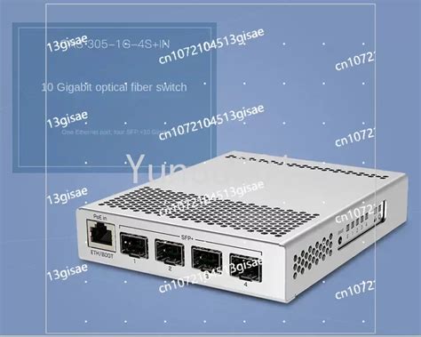 MikroTik CRS305 1G 4S En 10 Gigabit Conmutador Gestionado De Red