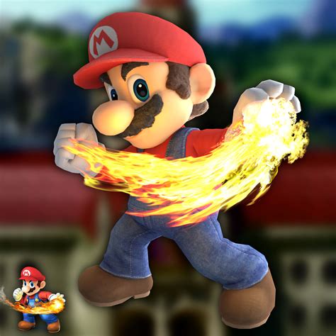 3D Render: Smash 4 Mario Render Remake by MegaMario2001 on DeviantArt