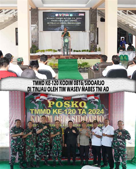 Tmmd Ke Kodim Sidoarjo Di Tinjau Oleh Tim Wasev Mabes Tni Ad