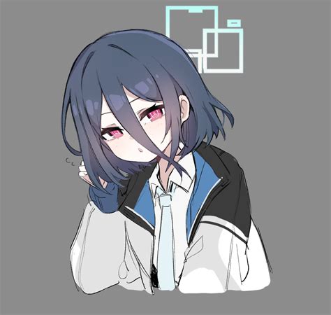 Safebooru Blue Archive 1girl Alternate Hairstyle Black Hair Blue