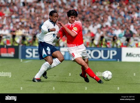 Soccer Euro 96 Group One England V Switzerland Wembley Stadium