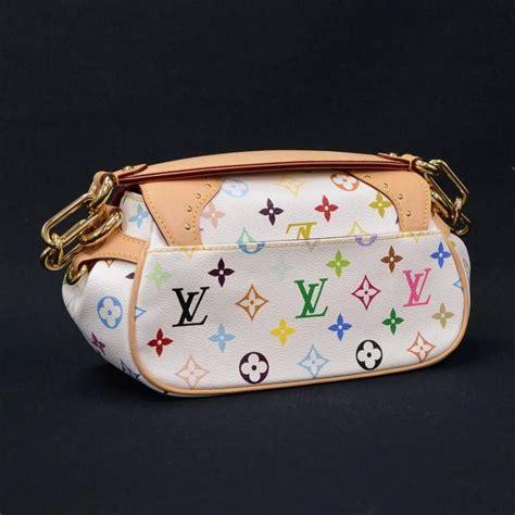 Louis Vuitton Marilyn White Multicolor Monogram Canvas Hand Bag At 1stdibs Louis Vuitton