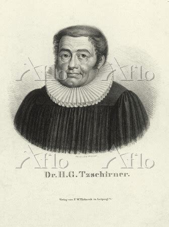 Heinrich Gottlieb Tzschirner Protestant Theologian Professor