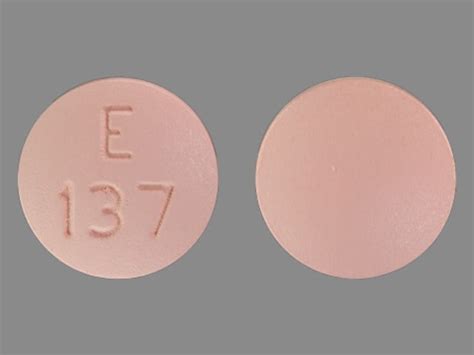 Pill Finder E 137 Pink Round