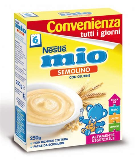 Nestl Mio Semolino Gr Farmasanitaria Dolce Infanzia Aversa