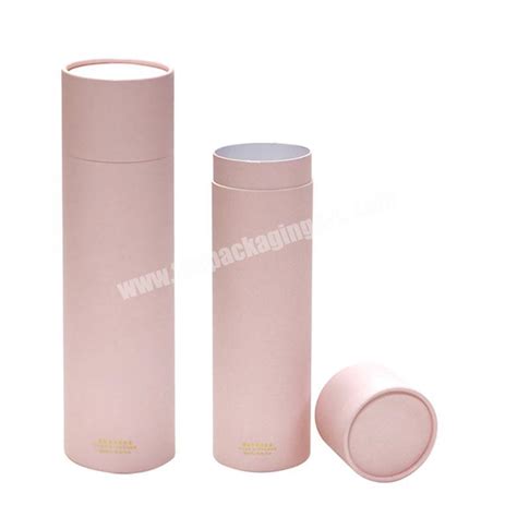 Custom Printed Cardboard Tube Round Candle Box Cylinder Candle Paper