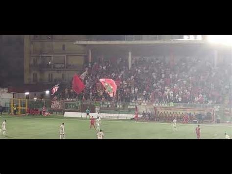 Turris Benevento Tifoseria Della Tribuna Coro Contro I Tifosi Del