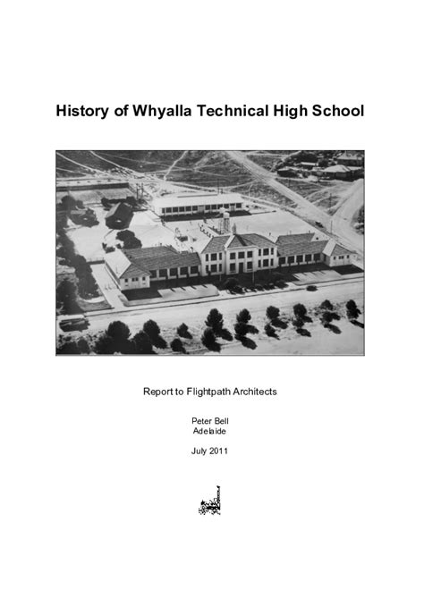 (PDF) History of Whyalla Technical High School | Peter Bell - Academia.edu