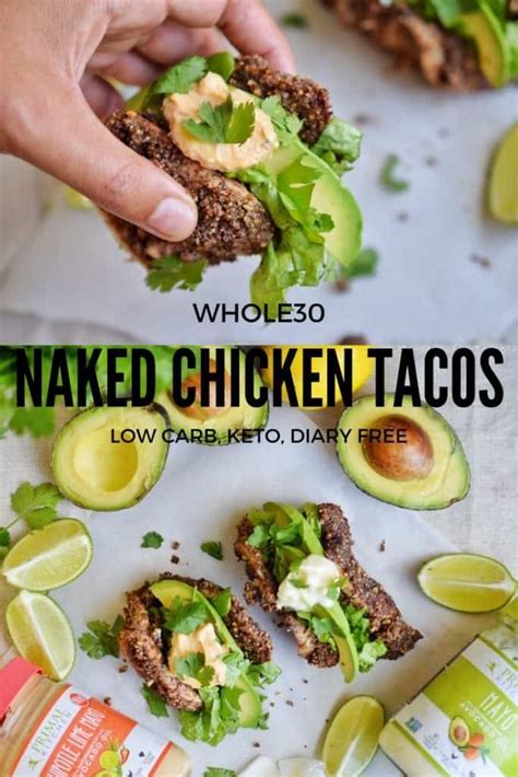 Naked Crispy Chicken Taco Whole30 Low Carb Grain Free