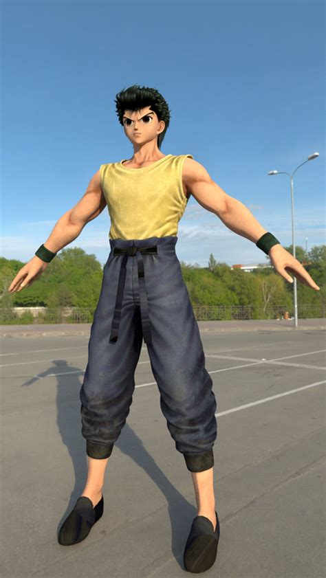 3D model Eugene - Yusuke Urameshi - GhostFighter - Yuyuhakusho VR / AR ...