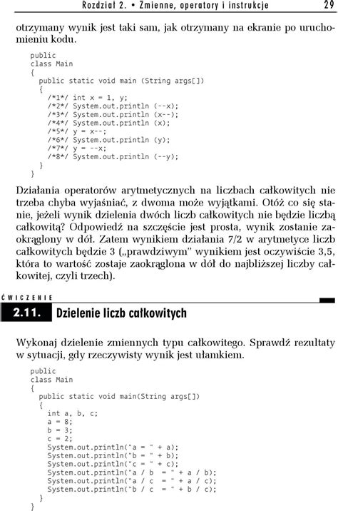 Java Wiczenia Praktyczne Wydanie Ii Pdf Darmowe Pobieranie