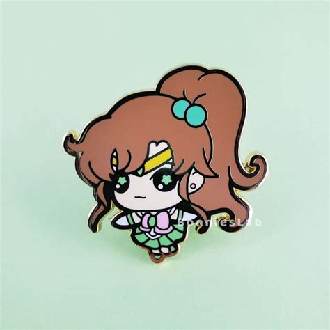 Chibi Sailor Jupiter Enamel Pin Bonnies Lab