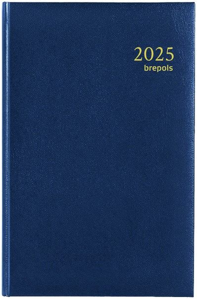 Agenda 2025 Brepols Saturnus Lima 7dagen 2pagina S Blauw