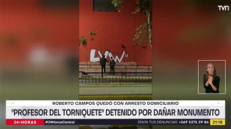 Horascentral Profesor Del Torniquete Detenido Por Da Ar Monumento