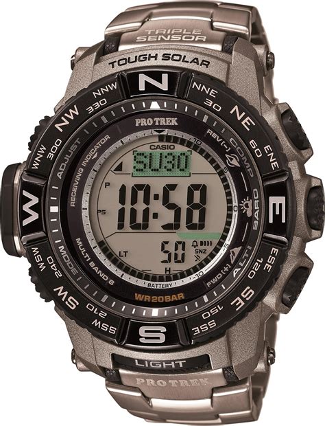 Casio Pro Trek Bio Mass Tough Solar Triple Sensor Con Term Metro