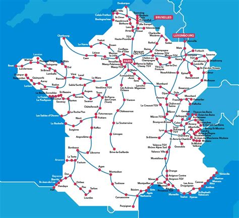 How long it takes to travel from Paris by train - Vivid Maps