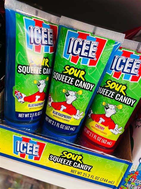 Icee Sour Squeeze Candy Retro Sweetshop Uk