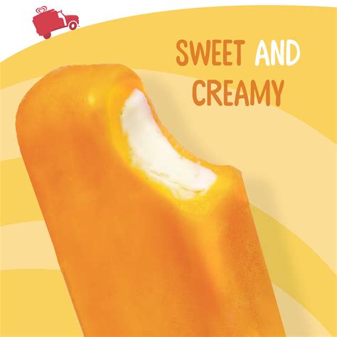 Good Humor Creamy Creamsicle Low Fat Frozen Dairy Dessert Bars 6 Count