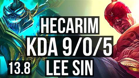 Hecarim Vs Lee Sin Jng Quadra Legendary Games M