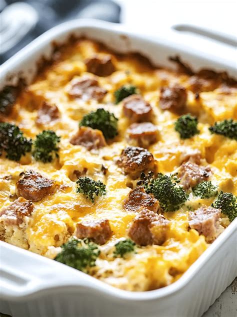 Ultimate Savory Breakfast Casserole with Veggies, Meats, and Cheese