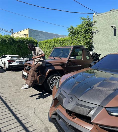 Travis Scott Has A Color Obsession Paints All His Cars In A Specific