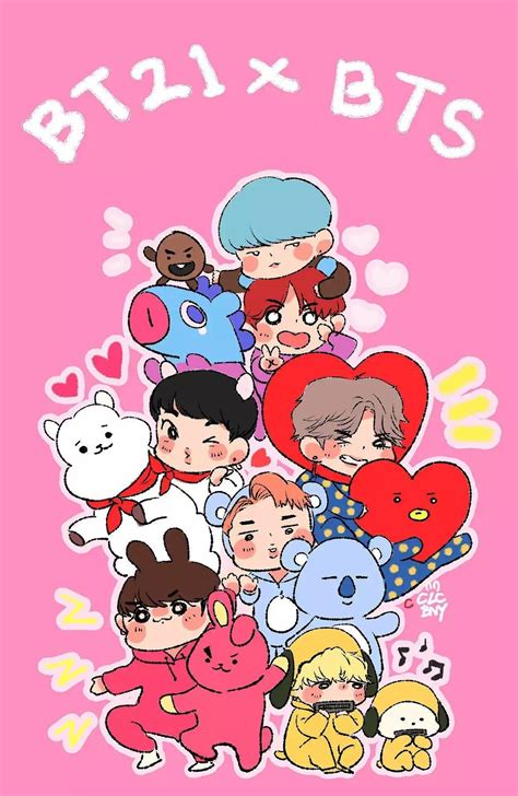 BTS Kawaii Wallpapers - Top Free BTS Kawaii Backgrounds - WallpaperAccess