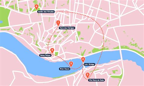 Walking Map Of Porto Portugal Infoupdate Org