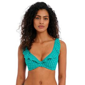 Plavky vrchní díl FREYA SWIM JEWEL COVE UW HIGH APEX BIKINI TOP MARINE