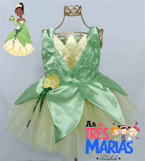 Vestido Princesa Tiana Infantil Elo7 Produtos Especiais