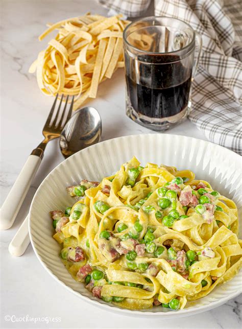 Fettuccine Alla Papalina Ricetta Tipica Della Roma Trasteverina