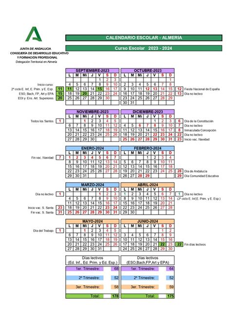 Calendario escolar 2023 2024 qué día empiezan y terminan las clases