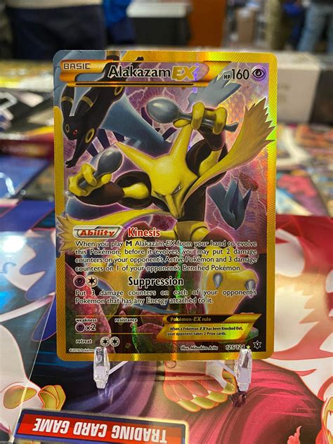 2016 Pokemon Alakazam EX XY Fates Collide Secret Full Art 125 Of 124