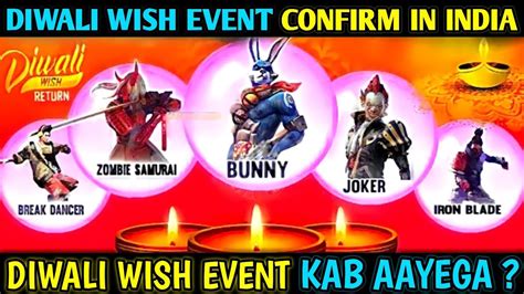 Diwali Wish Event Return Diwali Wish Event Confirm Date Free Fire