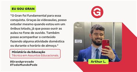 Apesar da rotina corrida Arthur L não deixou os estudos de lado