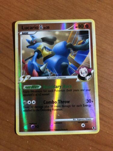 Lucario Gl Reverse Holo Prices Pokemon Rising Rivals Pokemon Cards