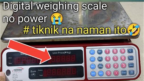 Weighing Scale No Power Paano Ayusin JM TUTORIAL YouTube