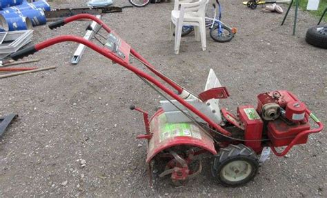 Pony Troy Bilt Rototiller 5 Hp Briggs Motor Plow And Manual Included