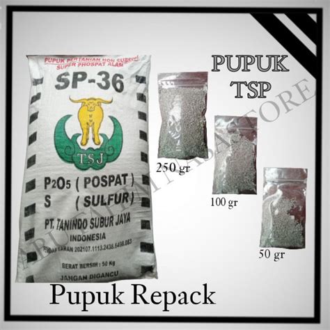 Jual Pupuk Csp Tsp Sp Kemasan Repack Gr Gr Gr Shopee Indonesia