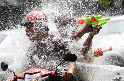 The Joyful Splashing Of Thailand S Songkran Water Festival The Atlantic