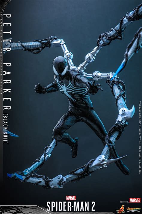Hot Toys Peter Parker Black Suit Figure Limited Spider Man Sixth Scale Collectible Comic Concepts
