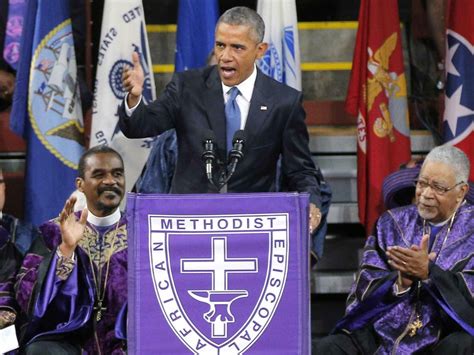 Remembering Obamas 2015 Speech At The Charleston Shooting Service