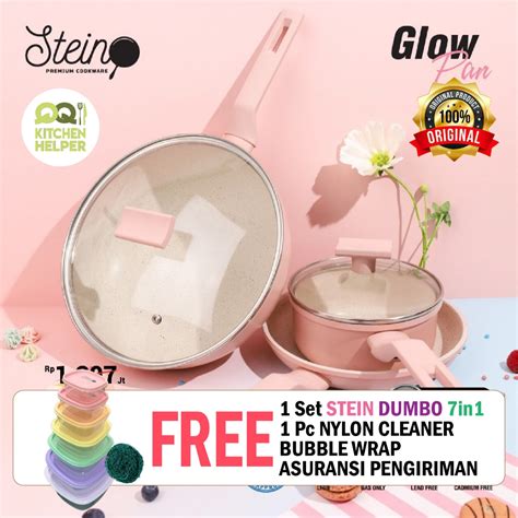 Jual Bonus LocknLock Steincookware Stein Glow Pan Glowpan Set