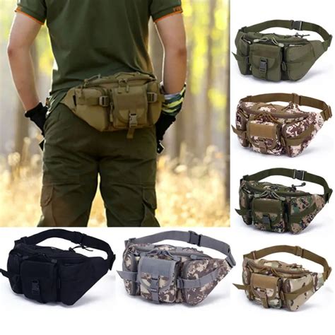 Camo Utility Tactical Waist Pack Outdoor Bag Pouch Military Camping