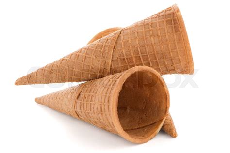 Wafer Cones Stock Image Colourbox