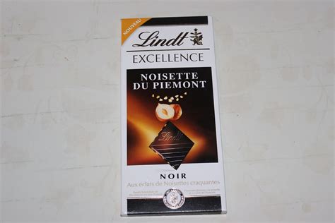 Lindt Excellence Noir Noisette Du Piemont French Chocolate Like